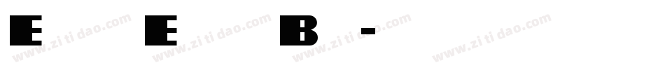 Elephant Extended Bold字体转换